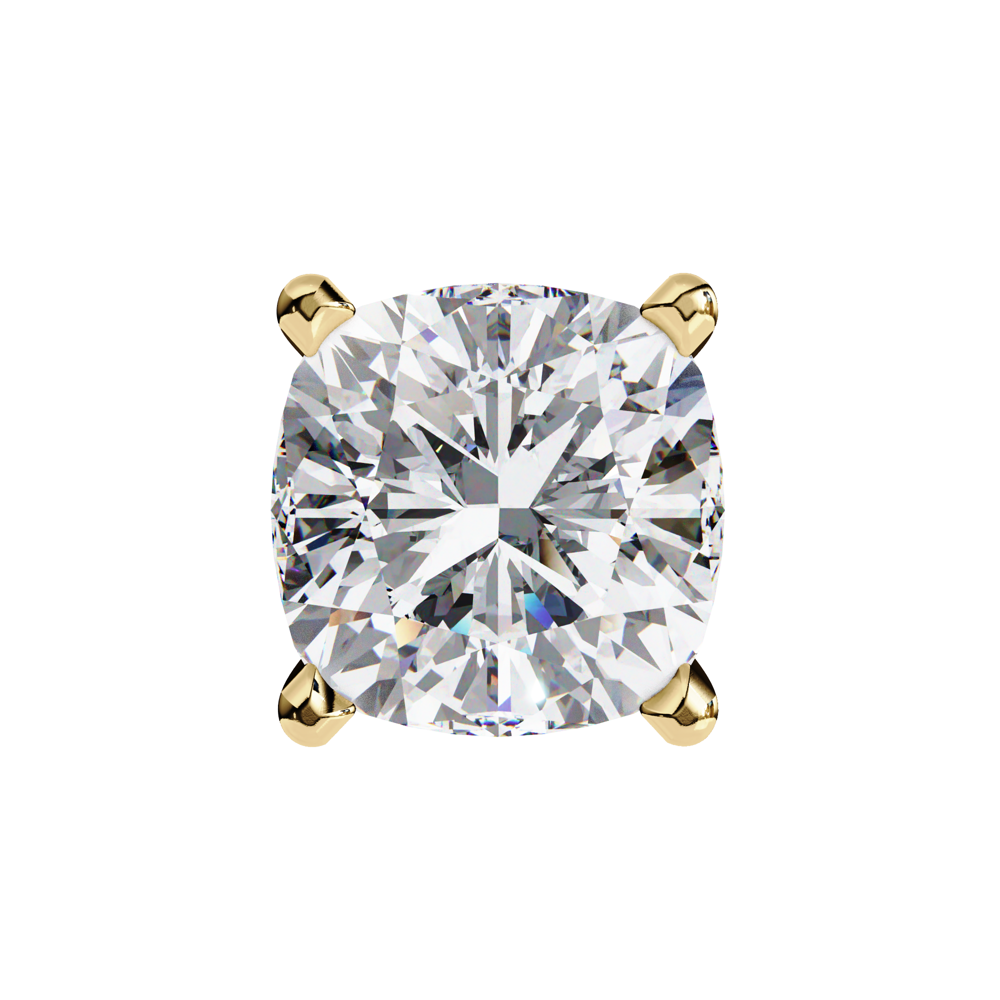 Solitairekart 2.33ct Cushion Diamond Stud Earrings